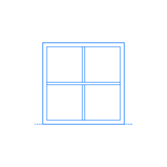 Furniture Bookcases Ikea Kallax Shelf Unit 2X2 Line Art Svg Vector, Free Vectors File